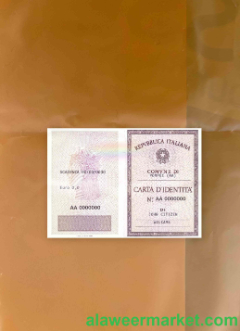 Italy Identity Card (La Carta D’Identita’ Italiana) photolook FRONT
